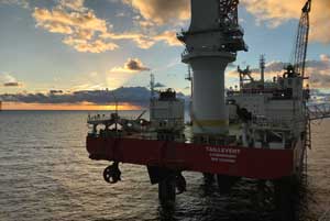 Jan De Nul successfully completes first job with its most recent acquisition Taillevent Jan de Nul Taillevent Wikinger