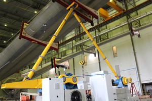 Blade exciter Installed at WTTC Blade exciter Installed at WTTC