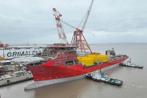 Jan De Nul launches cable-laying vessel Fleeming Jenkin Jan De Nul launches cable laying vessel Fleeming Jenkin