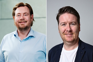 Nikolaj Stald (left) and Gordon Dickson Nikolaj Stald and Gordon Dickson