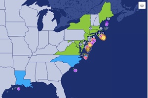 Clean Energy States Alliance updates Offshore Wind Power Hub map