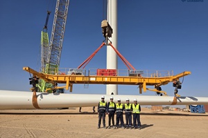 Goldwind installs first 6.5 MW turbine at riyah 2 wind farm in Oman