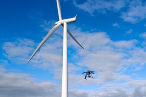 Photo from offshore demonstration at Rødsand 2 Offshore Wind Farm source Quali Drone