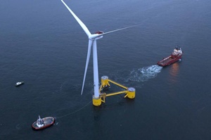 Full power at WindFloat Atlantic project Windfloat second platform